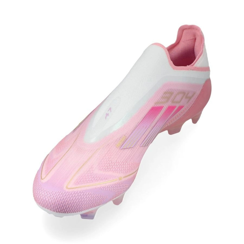 Adidas F50 Elite Laceless FG Lamine Yamal 304 - Clear Pink/Purple Glow/Lite Pink LIMITED EDITION