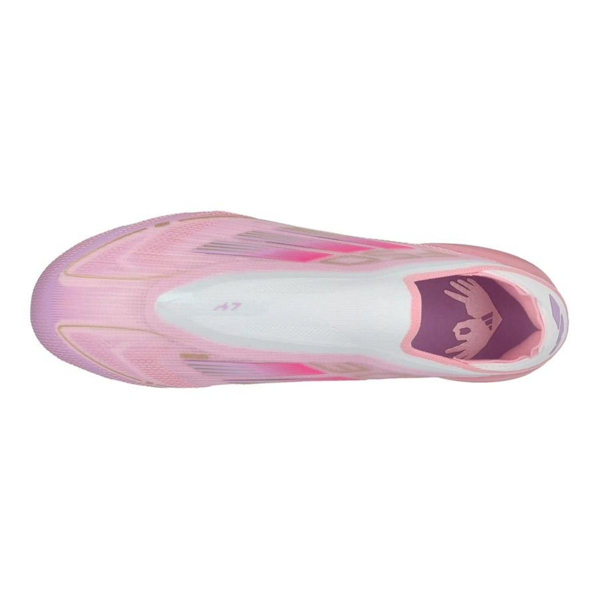 Adidas F50 Elite Laceless FG Lamine Yamal 304 - Clear Pink/Purple Glow/Lite Pink LIMITED EDITION